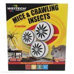Weitech Ultrahangos kártevő riasztó 45m2, 3db/csomag /hálózatról működik 6 db/karton